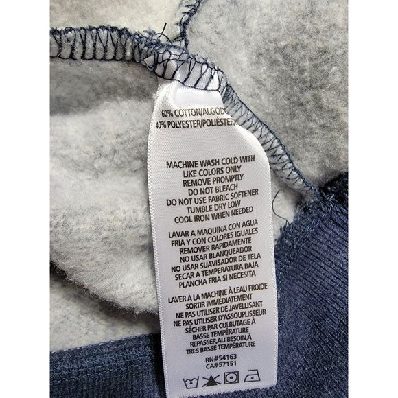 Tommy Hilfiger Sport Pullover Blue Colorblock Women's Sweatshirt - M - Picture 4 of 6